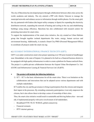 SMART CITY: FEATURES THAT MAKE A CITY ‘SMART’” | PDF