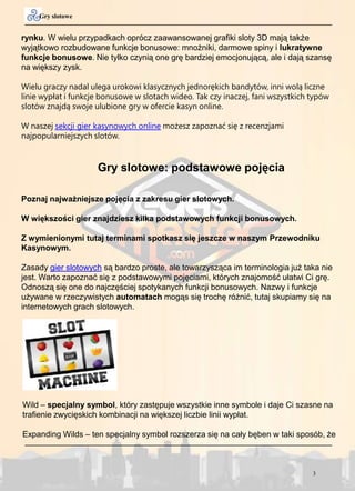 dodatkowych, krótko przeanalizujemy ich dodatkowych, krótko przeanalizujemy ich