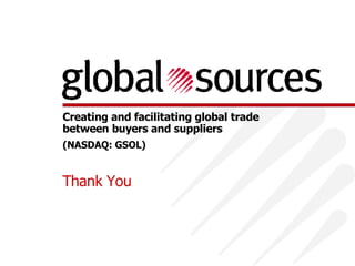Thank You (NASDAQ: GSOL) 