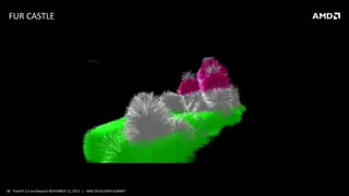 FUR CASTLE

38 TressFX 2.0 and Beyond NOVEMBER 12, 2013 | AMD DEVELOPER SUMMIT

 