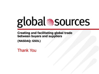 Thank You (NASDAQ: GSOL) 