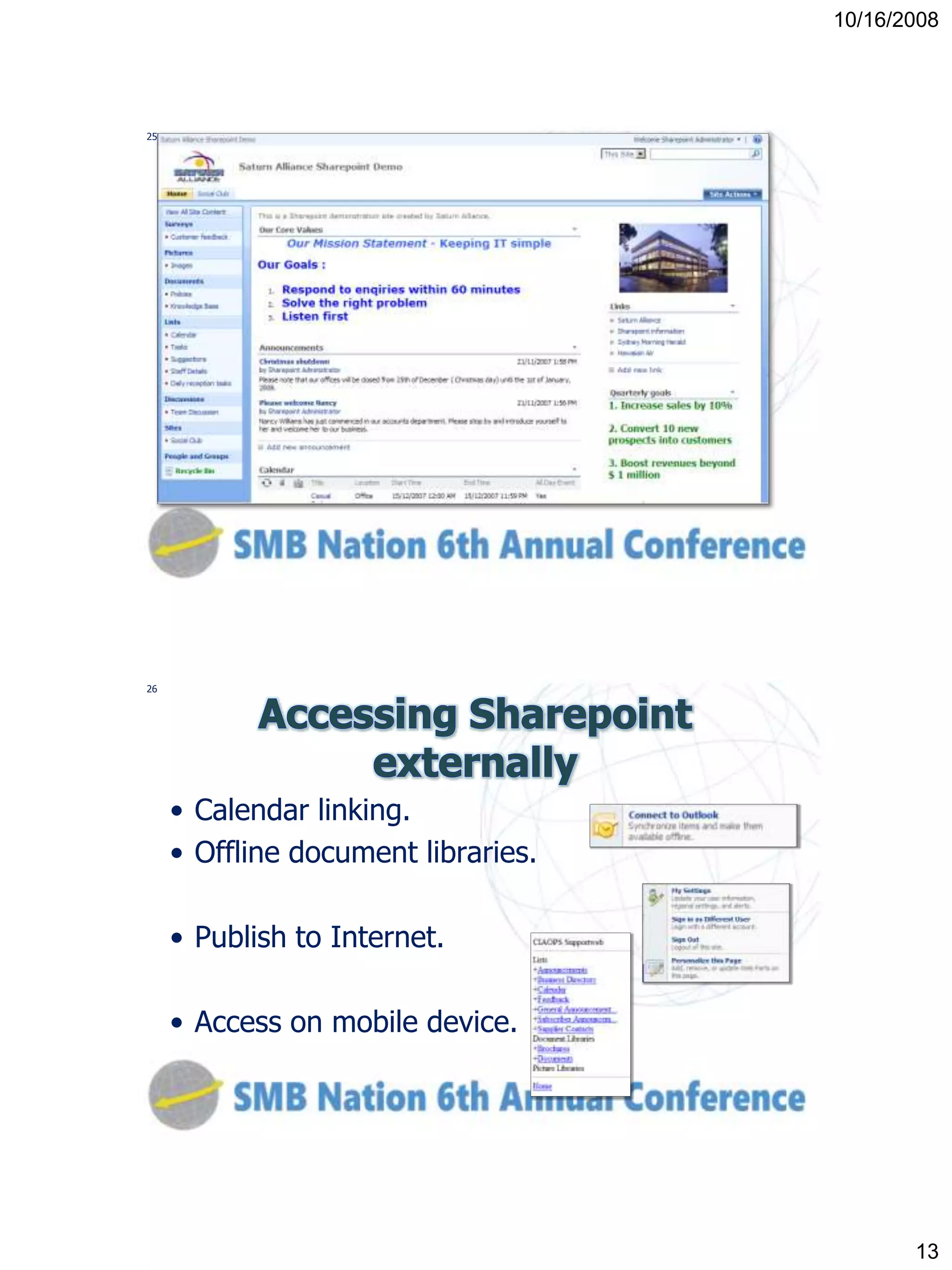 Utilizing SharePoint to Improve your business