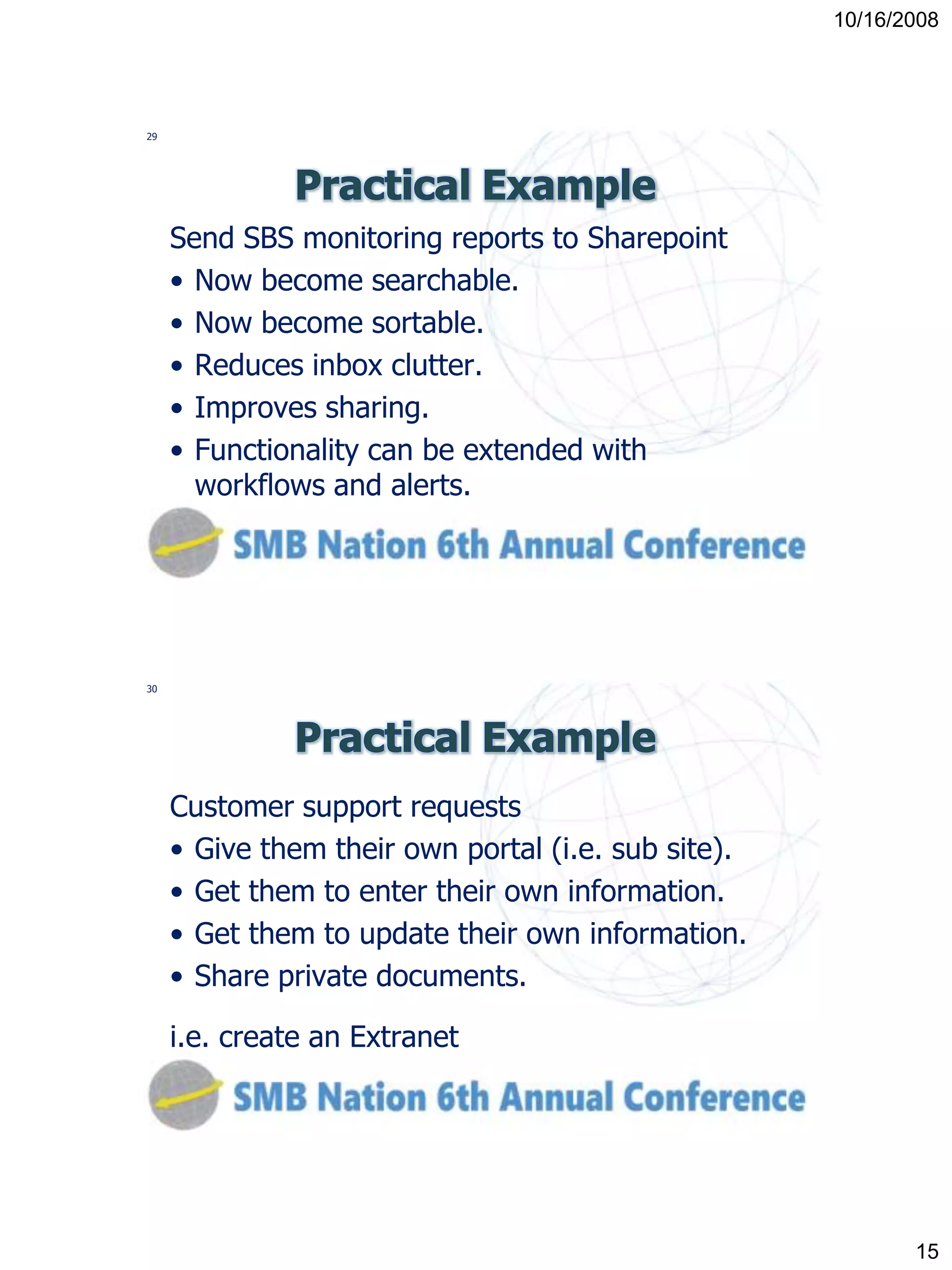 Utilizing SharePoint to Improve your business