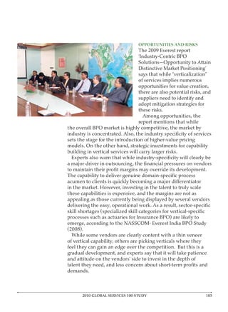 2010 GLOBAL SERVICES 100 STUDY
 