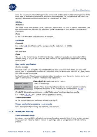 Division 1.general Specification.pdf GS1 General Specifications version 16 | PDF