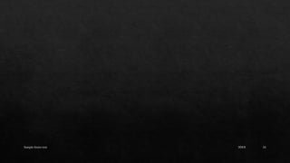 Sample footer text 24
20XX
 