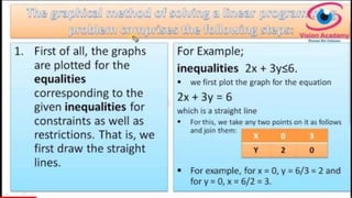 Graphical solution of LPP | PPT