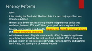 Land reforms for Indescribably poor government structures | PPT