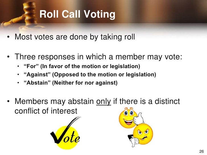 Robert's Rules of Order