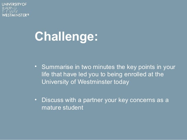challenges of being a mature student
