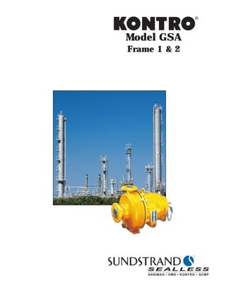 Model GSA
Frame 1 & 2
®
 