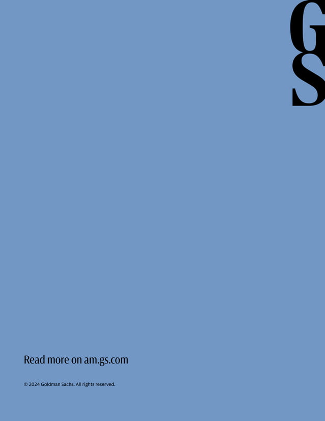 Goldman Sachs_Outlook 2025_Reasons to Recalibrate PDF