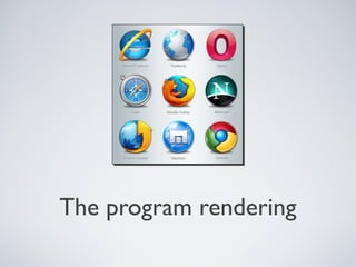 The program rendering
 