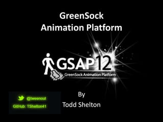 GreenSock
Animation Platform

By
Todd Shelton

 