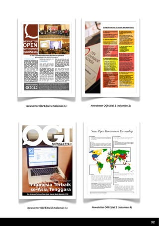 Newsletter OGI Edisi 1 (halaman 1) Newsletter OGI Edisi 1 (halaman 2)
Newsletter OGI Edisi 2 (halaman 1) Newsletter OGI Edisi 2 (halaman 4)
32
 