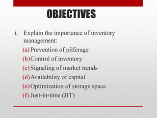 Importance Of Inventory Management