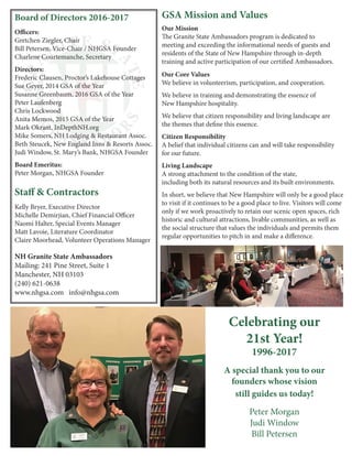 Granite State Ambassador 2017 Yearbook | PDF