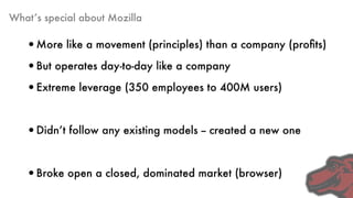 Mozilla and Scaling
