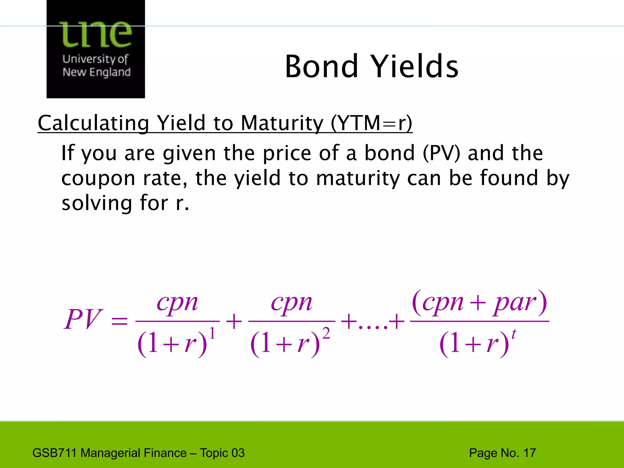 GSB711-Lecture-Note-04-Valuation-of-Bonds-and-Shares | PPTX