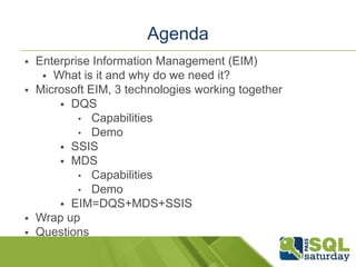 Why Do We Need EIM?
 