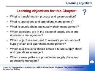 GSCOM_Teil Global Supply chain and operations | PDF