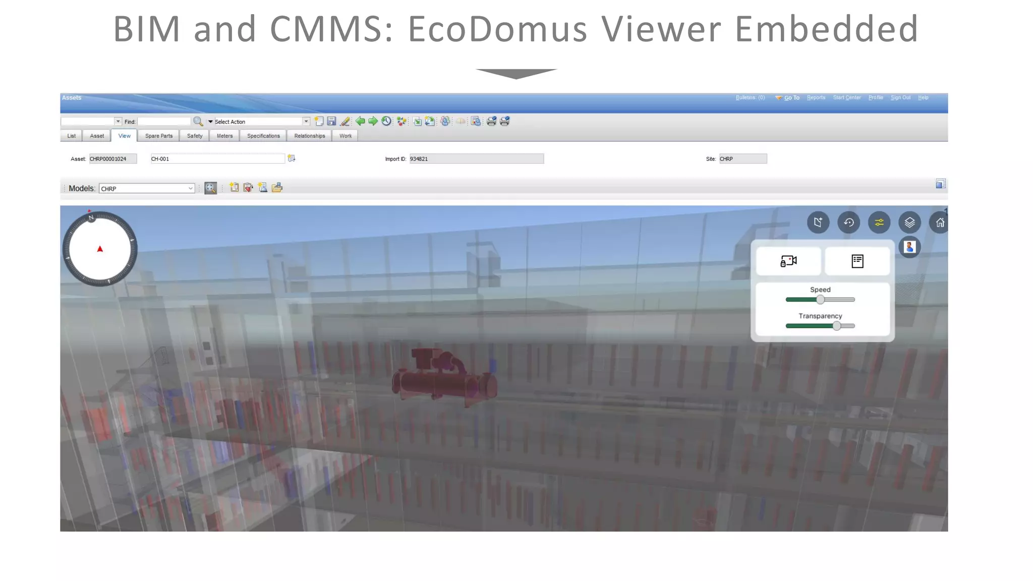 BIM and CMMS: EcoDomus Viewer Embedded
 