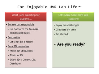 KAIST UVR Lab 2013 | PPT