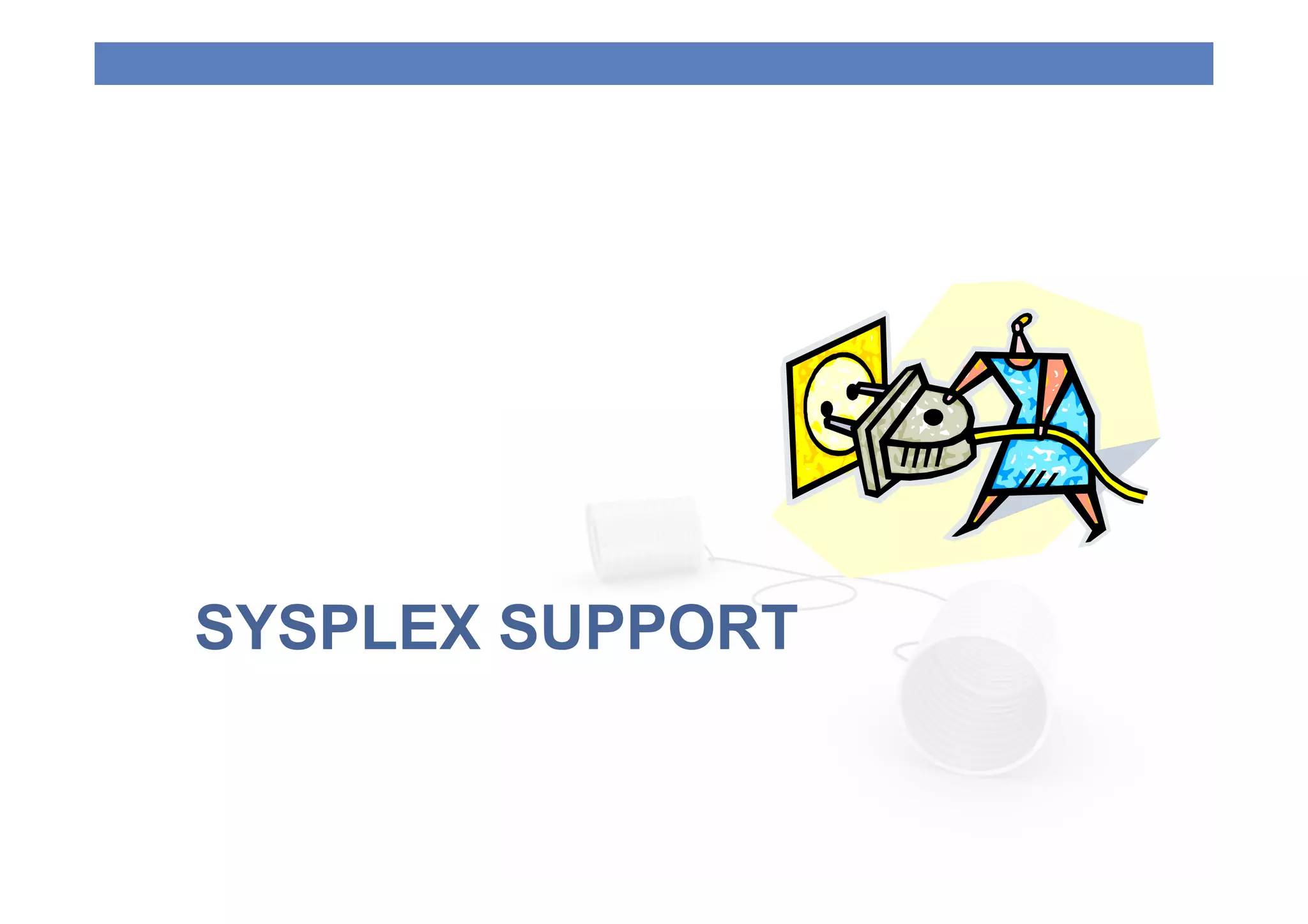 SYSPLEX SUPPORT
 