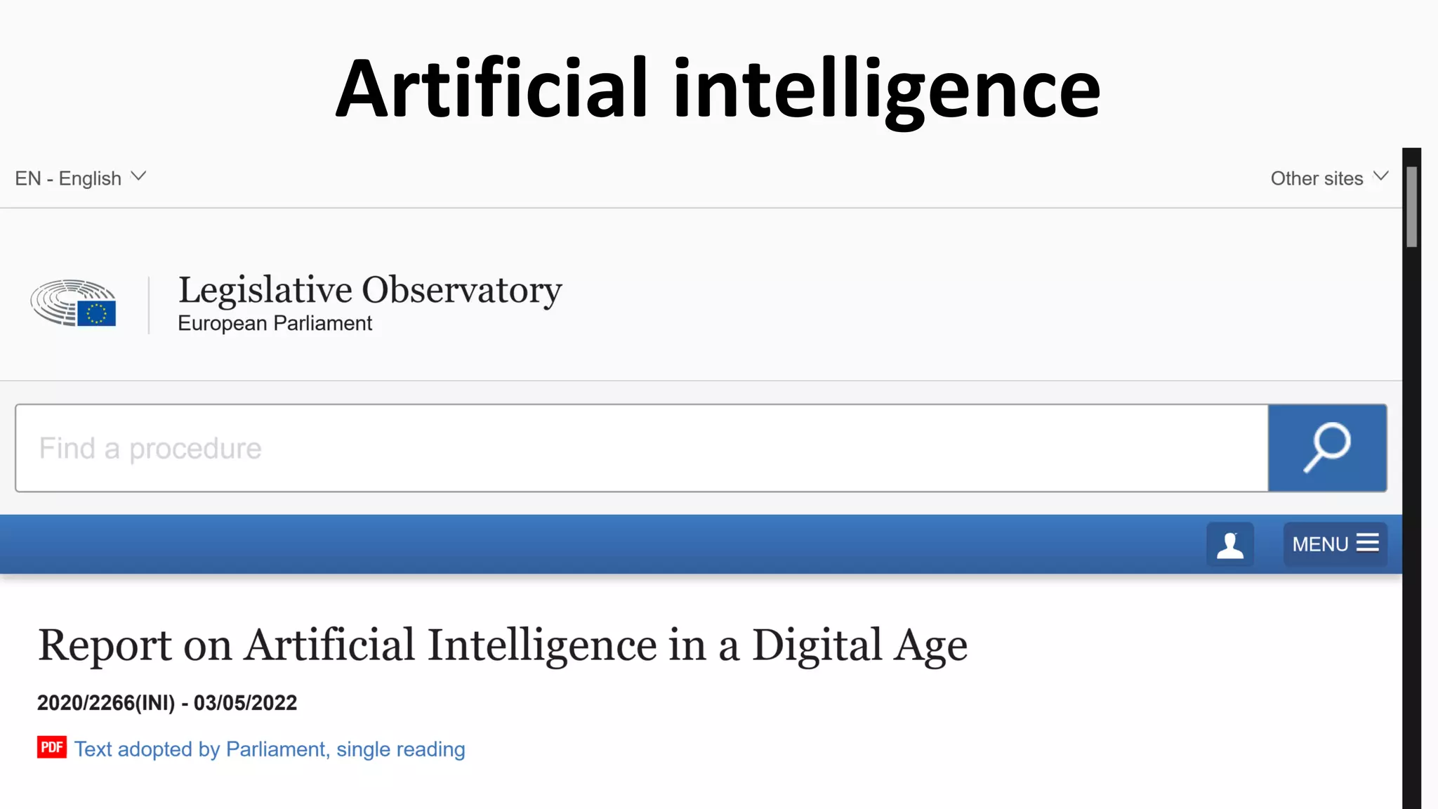 GSE Conference 2022 Learning Quality, Artificial Intelligence and Ethics - Dr. Christian M. Stracke 42
Artificial intelligence
Development of artificial intelligence
 
