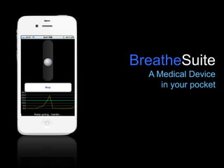 BreatheSuite
A Medical Device
in your pocket
 