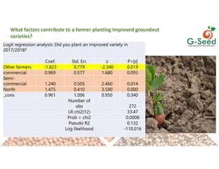 Culture, choice and action in legume seeds systems in East and North Uganda