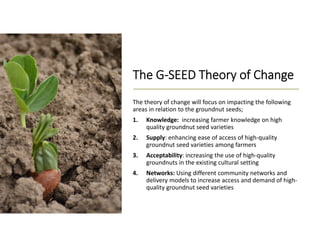 Culture, choice and action in legume seeds systems in East and North Uganda