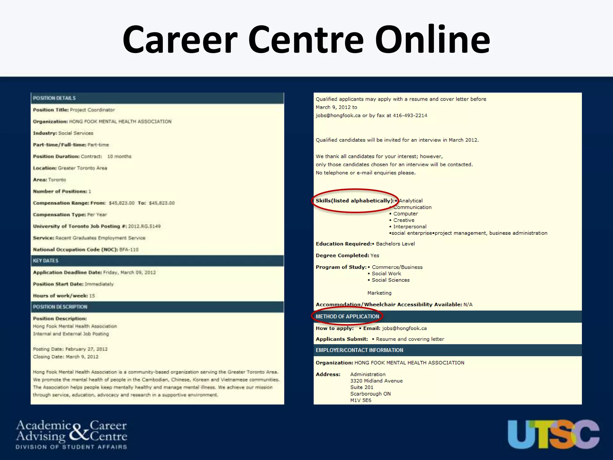 Career Centre Online
 