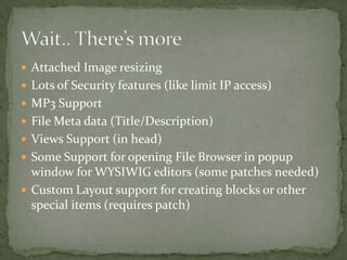 Drag and Drop Support