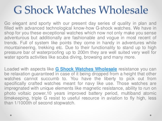 cheap g shock watches wholesale