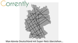 Man könnte Deutschland mit Super-Netz überziehen...
 