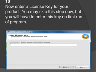 Presentation at VMware Workstation Instalation | PPTX