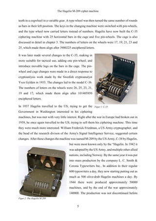 The Hagelin M-209 cipher machine
