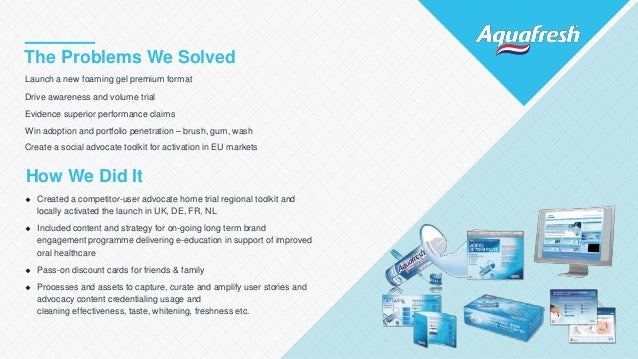 Aquafresh case study picture