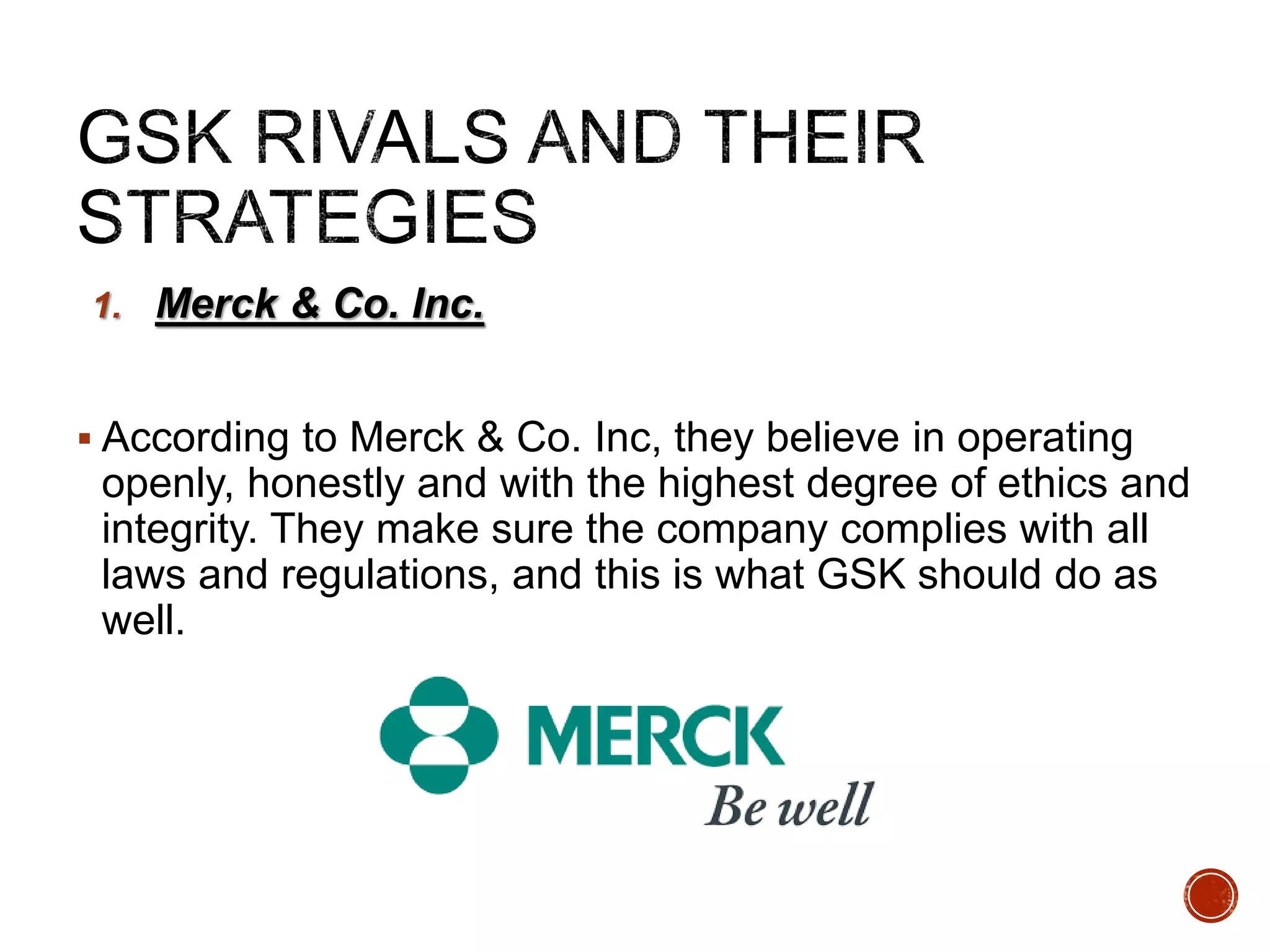 Case Study Analysis on GlaxoSmithkline | PPTX