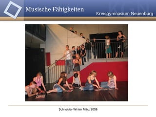 Musische Fähigkeiten 