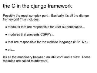 A gentle intro to the Django Framework | PPT