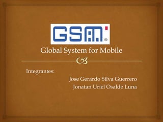 Integrantes:
               Jose Gerardo Silva Guerrero
                 Jonatan Uriel Osalde Luna
 