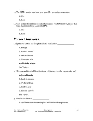 Basics of Gsm | PDF