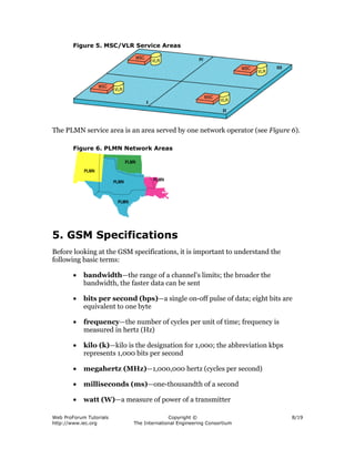 Basics of Gsm | PDF