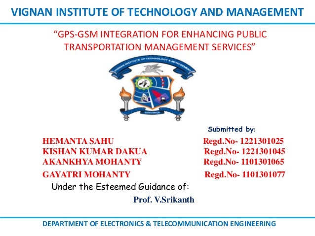 Vignan Institute Of Technology And Management Submitted By Hemanta Sahu Regd Vignan Institute Of Technology And Management Submitted By Hemanta Sahu Regd