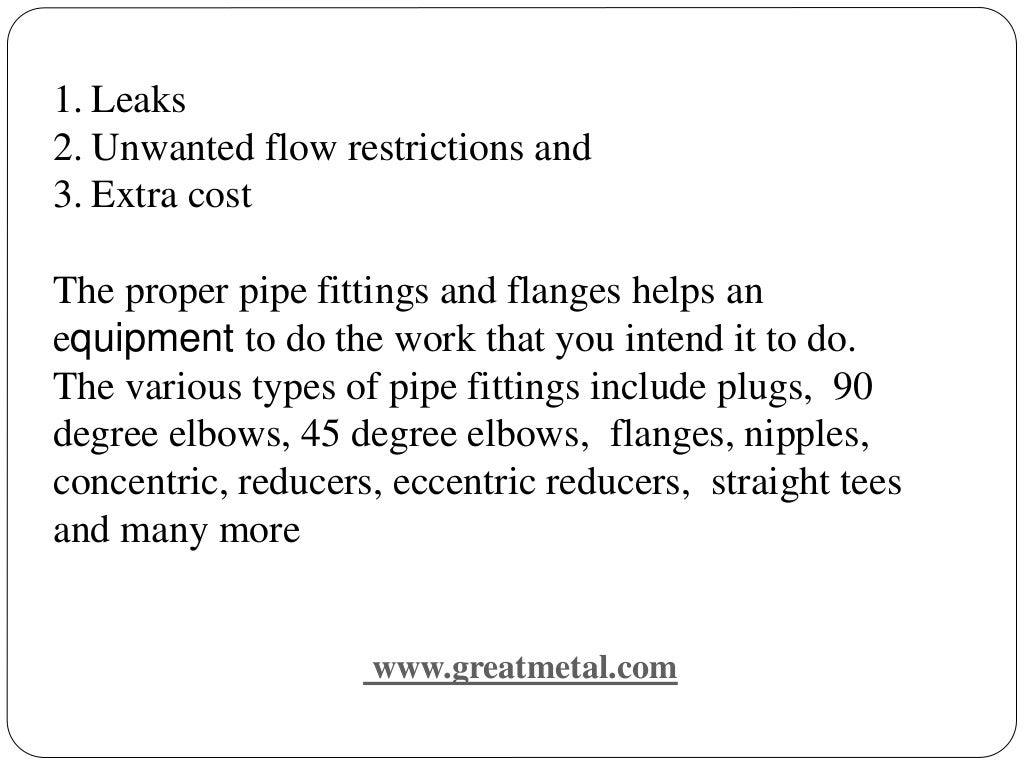 Pipe Fitting Selection Guide from leading Buttweld fitting