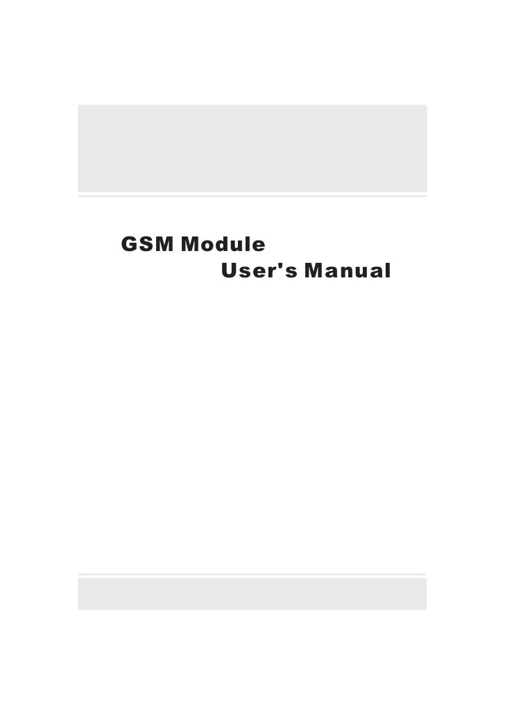 Gsmae GSM Alarm System user's manual