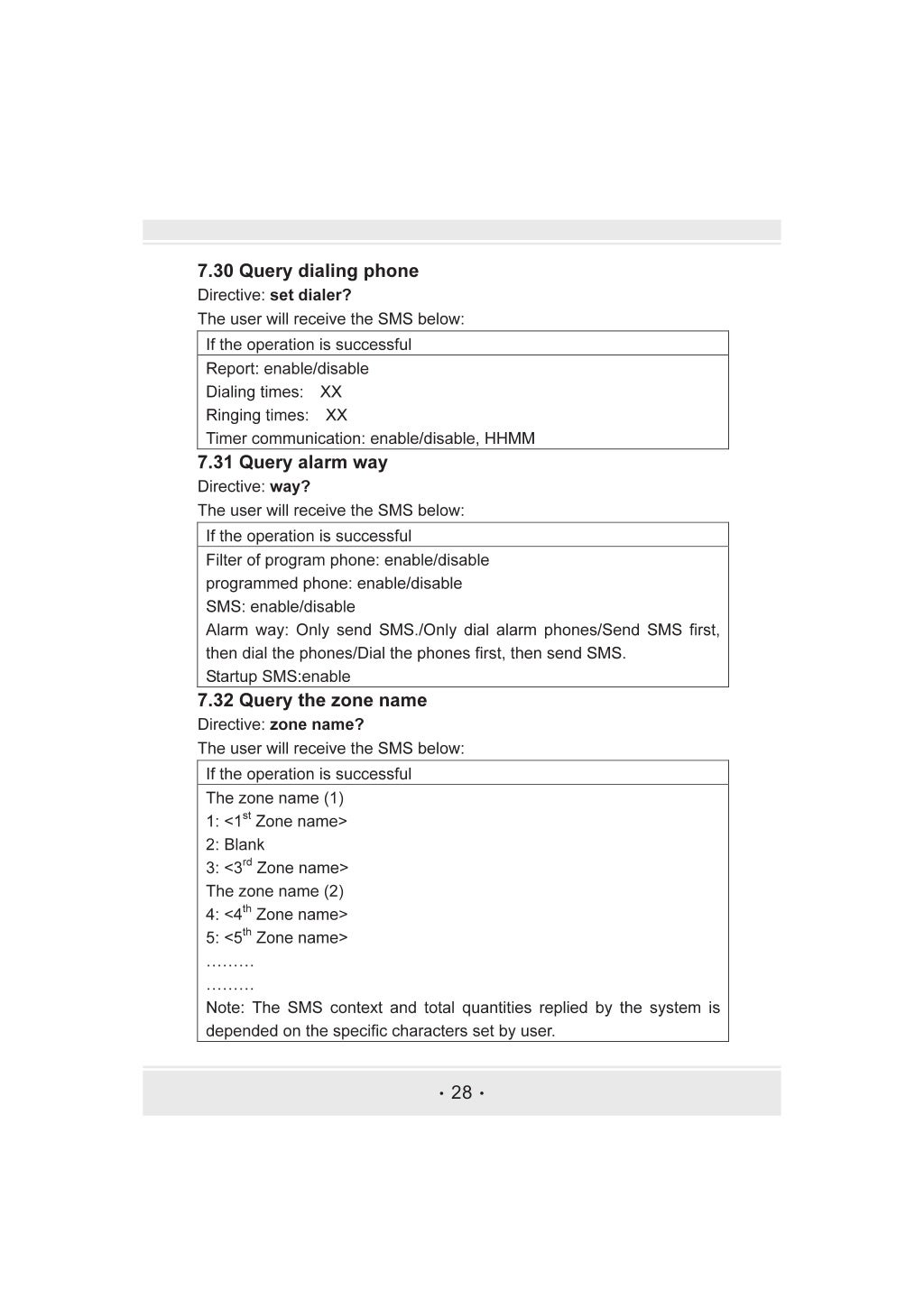 Gsmae GSM Alarm System user's manual