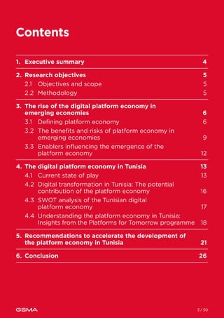 The Digital Platform Economy Landscape in Tunisia | PDF